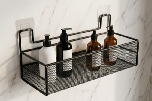 NOVS RACKS Premium Straight Shower Shelf